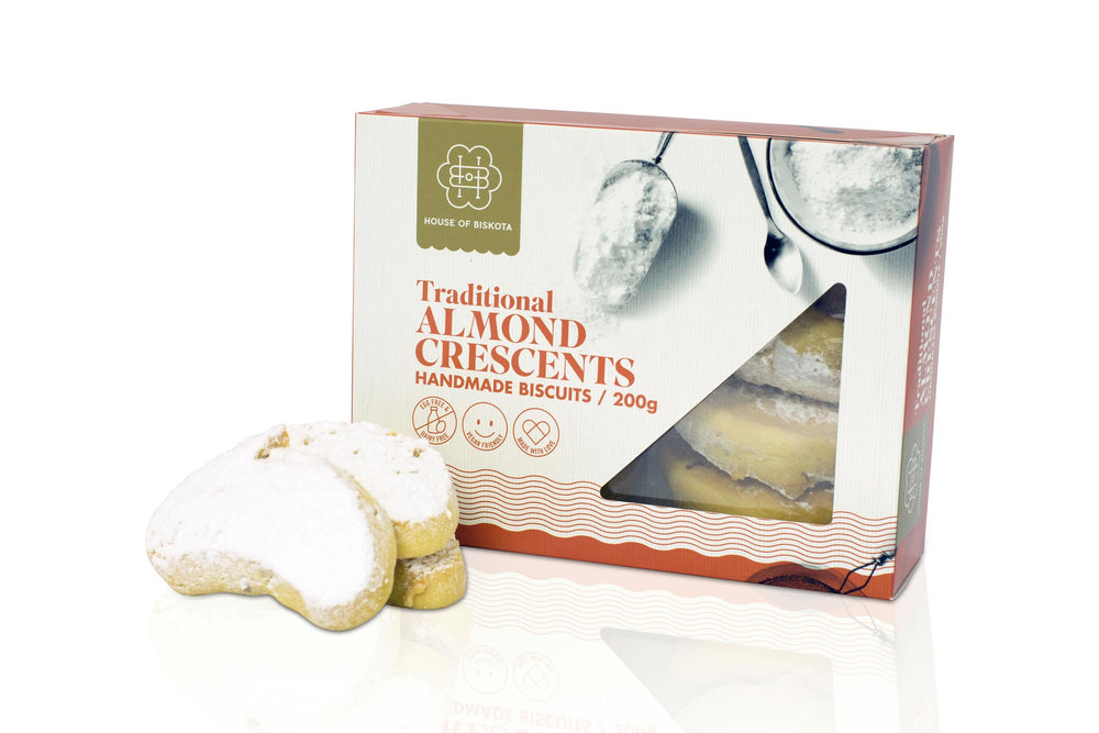 Almond Crescents Traditional Biscuit